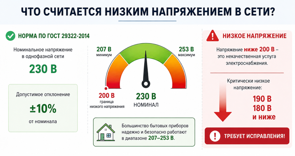 Что считается низким напряжением в сети? Что считается низким напряжением в сети? картинка
