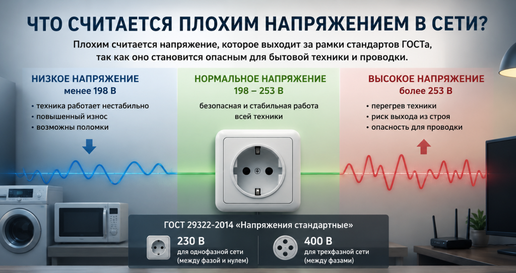 Что считается плохим напряжением? Что считается плохим напряжением? картинка
