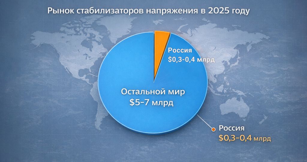 Рынок стабилизатора напряжения 2025 году Рынок стабилизатора напряжения 2025 году картинка