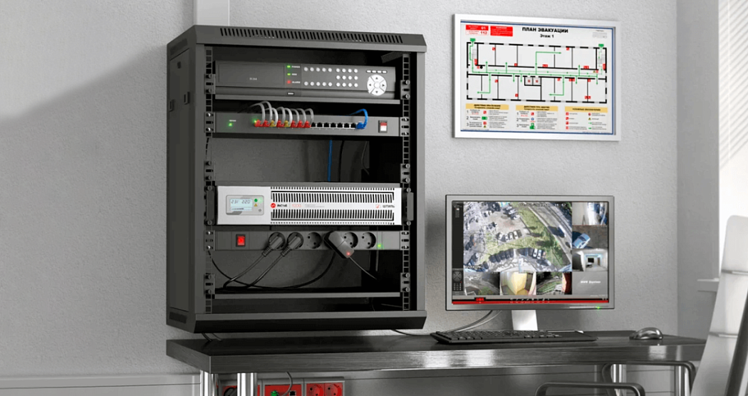 Стабилизатор напряжения для систем безопасности и видеонаблюдения картинка